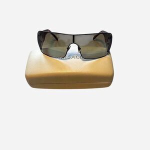 Versace Women's Brown and Gold Sunglasses